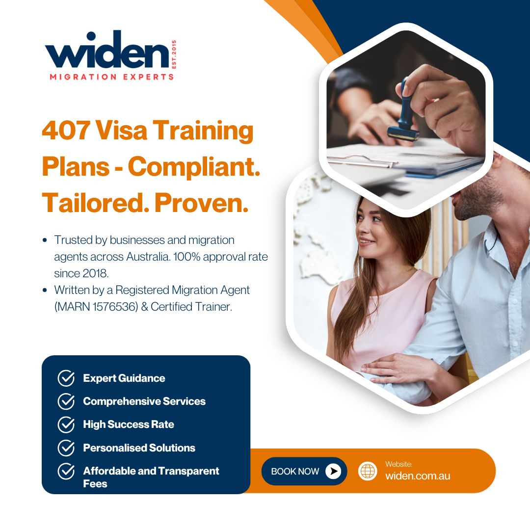 407-Visa-Training-Plans 407 Visa Training Plans - Compliant. Tailored. Proven.