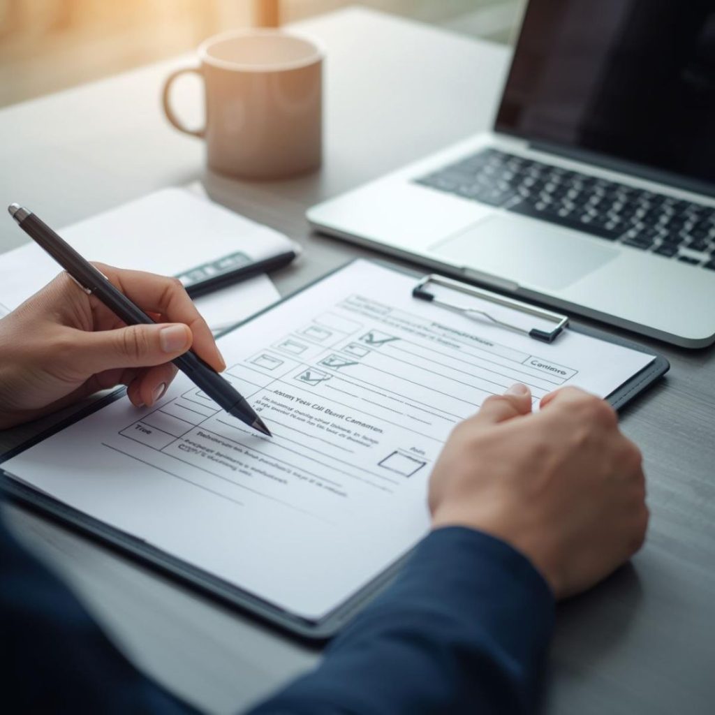 Application process steps